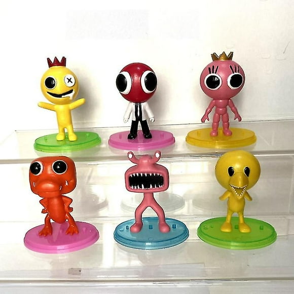 2022 Roblox Rainbow Friends Figures Model Dolls Anime Figure Horror Games Car Cake Decoration Children Toys Gift
