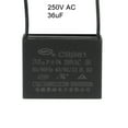 thumbnail image 5 of Uxcell 36uF 250V AC 2 Wires CBB61 Ceiling Fan Capacitor 1 Pack, 5 of 6