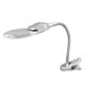 thumbnail image 2 of Lámpara De Aumento De Cuello De Cisne, Lupa Con Clip Flexible Para Cama, 2 of 7