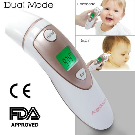 - JUMPER Non Contact Digital Baby Thermometer Health Check Infraed Forehead Ear Thermometer for Fever Accurate Dual Mode Pro Clinical Body Fever Thermometers for Baby Kid Adult CE FDA Approved, Pink