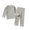 X300 Light Gray, variant on Likimi Children Boys Girls 2 Piece Set Long Sleeve Solid Color Crew Neck Tops With Pants Spring Autumn Soft Casual Outfit Set Army Green Size 4-5 Years