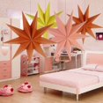 thumbnail image 1 of 30cm Nine-pointed Star Paper Kid Room Hanging New Year Party Ornament Decor, 1 of 10