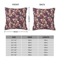 thumbnail image 2 of Fuzoiu Skull rock music record Print Square Pillow Cover,Hidden Zipper Design,Luxury Square Pillow Case, Throw Pillow,Couch Cushion-24"x24", 2 of 7