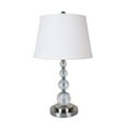 thumbnail image 2 of 28 Inch Modern Orb Accent Base Table Lamp, Set of 2, White- Saltoro Sherpi, 2 of 5