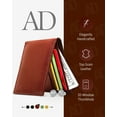 thumbnail image 5 of Slim Leather Bifold Wallets For Men - Minimalist Small Thin Mens Wallet RFID Blocking Card Holder ID Window Gifts For Men, 5 of 6
