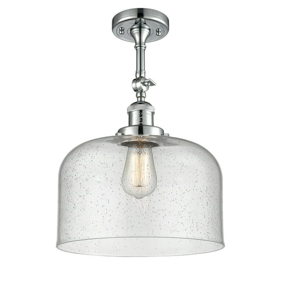 Innovations Lighting 201F X-Large Bell X-Large Bell 12" Wide Semi-Flush Ceiling Fixture -
