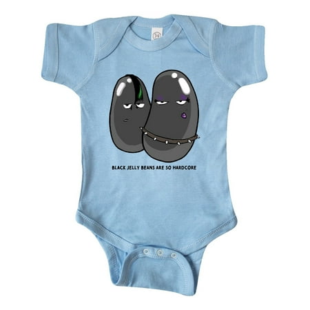 

Inktastic Easter Black Jelly Beans are so Hardcore Goth Jelly Beans Gift Baby Boy or Baby Girl Bodysuit