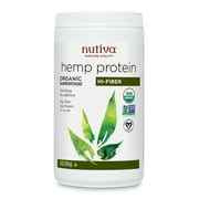 Nutiva Organic Hemp Protein & Fiber Powder, Unflavored, 11g Protein, 1