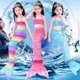 thumbnail image 1 of Conjunto de disfraz de falda de princesa para niña, ropa de baño para niña, cola de sirena de verano, 1 of 5