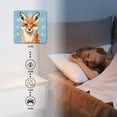 thumbnail image 4 of 12 Inch Wall Clock Battery Operated Silent Clock Decorative for Office, Kitchen, Outdoor, Living Room，Simple Hand Drawn Cute Fox Graceful Design, 4 of 4