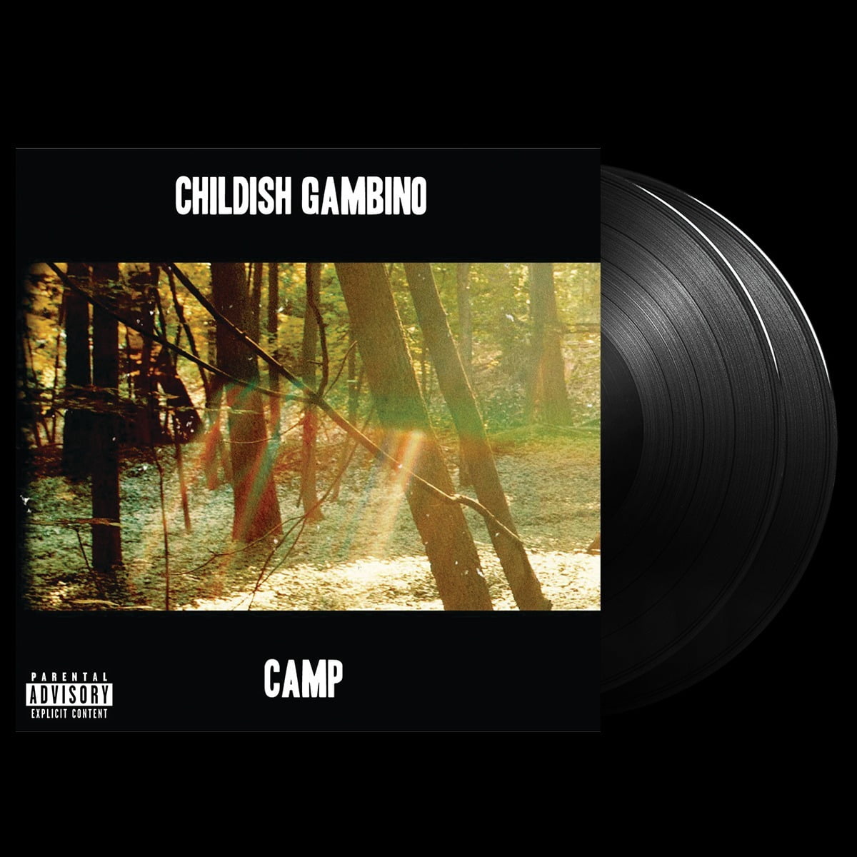 米2discs LP Childish Gambino Camp GLS012101 Glassnote (2) /00660 Childish Gambino - Camp, Hip Hop Record Album - Vinyl Music