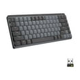 thumbnail image 1 of Logitech MX Mechanical Mini Wireless Illuminated Keyboard - Keyboard - backlit - wireless - Bluetooth LE - key switch: Tactile Quiet, 1 of 16