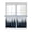 CornFlowerBlue, variant on Half Window Curtain 36 Inches Long, Forest Window Treatment Curtain Drapes, Dark Blue Fall Bird Vintage Farmhouse Tree Small Tier Curtains for Bathroom Over Sink, 27.5"x36", 2 Panels