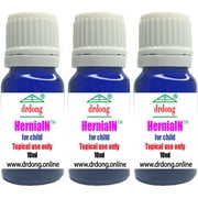 HerniaIN 3 pack-NO SURGERY, Essential oil, Tested for 50  years, Natural remedy for child hernias