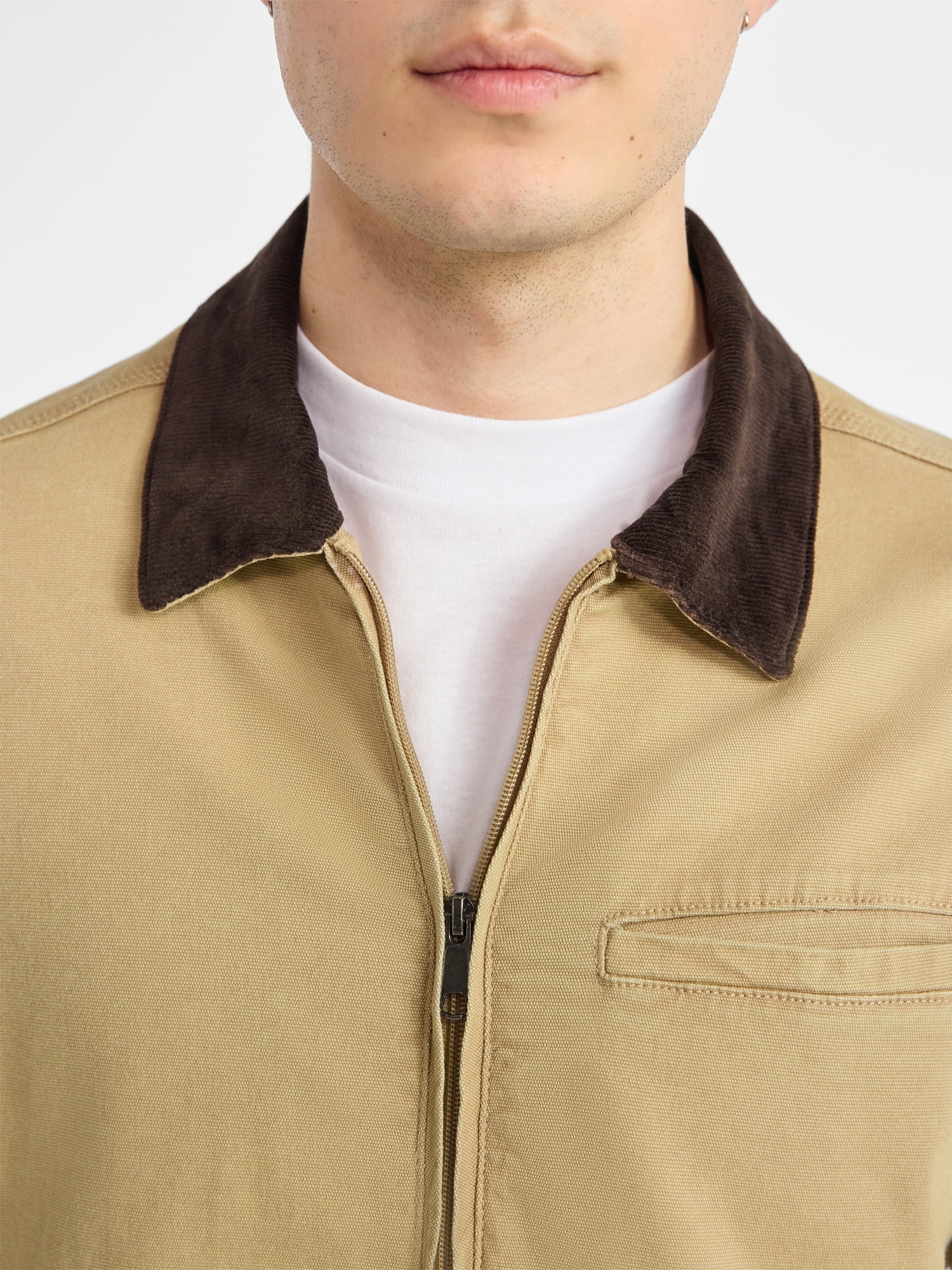 No Boundaries Men's and Big Men's Workwear Garage Jacket, Size S-3XL