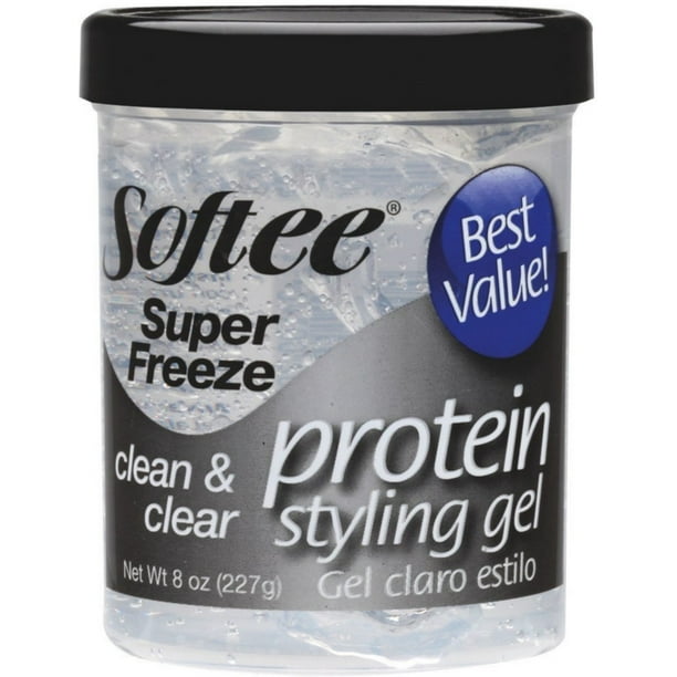 4 Pack - Softee Super Freeze Protein Styling Gel 8 oz - Walmart.com