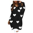 thumbnail image 1 of Birdeem Pull pour Femmes, Hauts Surdimensionnés, Sweat à Manches Longues Décontracté, Col en V, 1 of 6