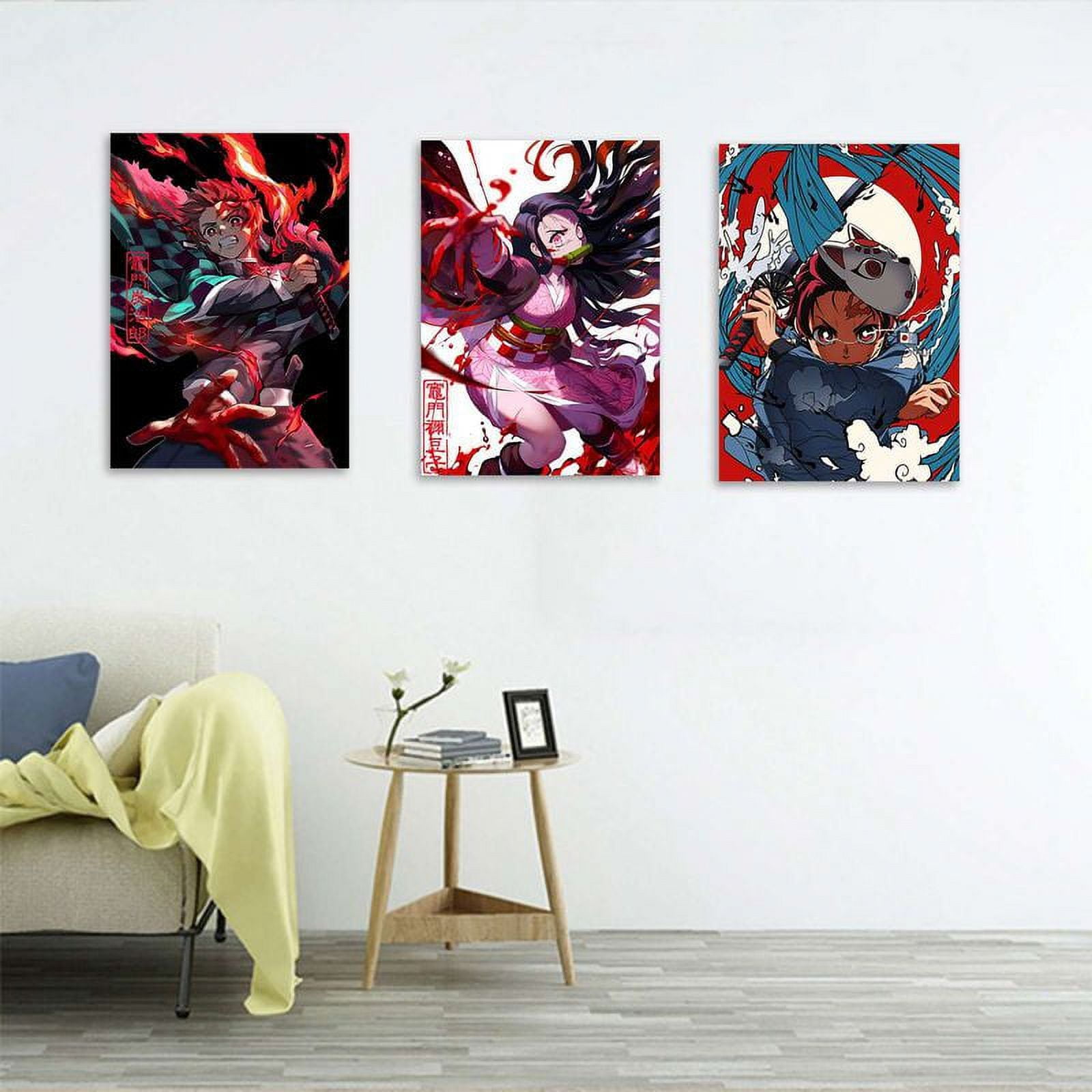 Taicanon Demon Slayer Characters Poster Anime Manga Room Decoration  Pictures Coated Paper Posters(Style9) 