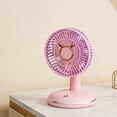 thumbnail image 4 of Kbndieu USB Desk Fan, Small Quiet Powerful 3 Speeds, Personal Mini Portable Desktop Table Fans, Cooling for Home Office Car Travel Indoor Outdoor, 4 of 6