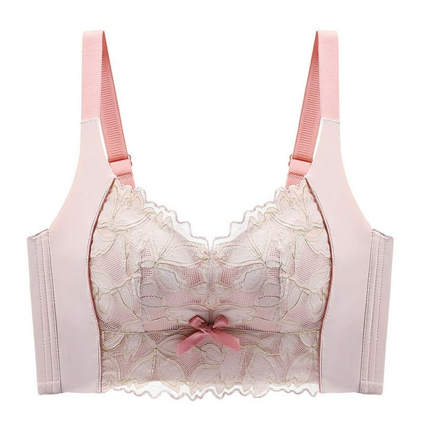 Sujetador de encaje ajustable para pecho pequeño, fruncido grande, accesorio anticaída, ropa interior de verano