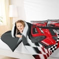 thumbnail image 4 of jejeloiu Red Cool Car Twin Comforter Sets,Extreme Sport Lover Bedding Set For Racing Gamer Reversible 2 Pieces, 4 of 8