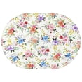 thumbnail image 1 of Oval Tablecloth Flower Rustic Tablecloth,Oil Proof Spill Proof Table Cover for Rectangle Tables,Durable Tableclothes Fitted Tablecloths for Birthday Picnic Wedding Tea Party Decorations, 1 of 1