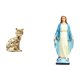 thumbnail image 1 of Figura de escritorio,Estatua de gato en estante,escritorio,oficina,decoración del hogar,Estatua católica,Colección religiosa de estatuas de la Virgen María,Estatua de la Virgen María, 1 of 8