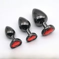 thumbnail image 1 of Tapón anal de metal de color pistola con forma de corazón, expansor anal, alternativa para sexo adulto, masturbación sexual, 1 of 5