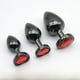 thumbnail image 1 of Tapón anal de metal de color pistola con forma de corazón, expansor anal, alternativa para sexo adulto, masturbación sexual, 1 of 5
