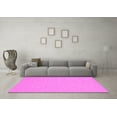 thumbnail image 3 of Ahgly Company Indoor Rectangle Solid Pink Modern Area Rugs, 2' x 5', 3 of 4
