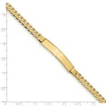 thumbnail image 3 of 14K Yellow Gold bracelet ID Curb 7 in 6 mm 5.2 Link Bracecet, 3 of 3