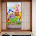thumbnail image 2 of Cortina de puerta de Eeyore para entrada, cortina opaca con estampado de patrón, cortina divisoria de ambientes, tapiz para decoración del hogar, 34" de ancho x 56" de largo, 2 of 7