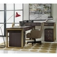thumbnail image 4 of Bowery Hill 68" Short Computer Desk in Midnight Brown, 4 of 5