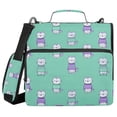 thumbnail image 2 of Zipper Binder Sweater Cat 1.5 Inch Binder Folder Bag with Shoulder Strap and Handle, 2 of 8