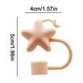 thumbnail image 4 of HAVELOR Silicone Straw Covers for 0.39 in Straws, 19-Pack Cartoon Caps, Keep Drinks Clean and Fresh( Succulent,1pcs), 4 of 7