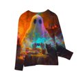thumbnail image 6 of Meresysid Boys Girls Toddler Kids Halloween Long Sleeve Boat Neck T-Shirts Casual Fall Clothes Cute Casual Blouses Multicolor, 6 of 6