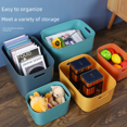 thumbnail image 3 of Caja de almacenamiento de artículos diversos para escritorio, cesta de almacenamiento de bocadillos, caja de plástico para cosméticos, caja de fidelidad para el hogar, caja de almacenamiento de, 3 of 5
