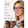 thumbnail image 3 of ANYLUV Blue Light Blocking Glasses for Screen Time,Clear Lens Computer Glasses for Adult, 3 of 7
