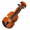 Brown, variant on Cute Musical Plush Toys Soft Violin Guitar Pipa Tuning Fork Note Stuffed Doll Music Lover Birthday Gifts