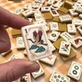 thumbnail image 5 of Yellow crane pattern acrylic American-style mahjong tiles, handmade mahjong tiles, casual mahjong tiles, acrylic mahjong tiles., 5 of 6