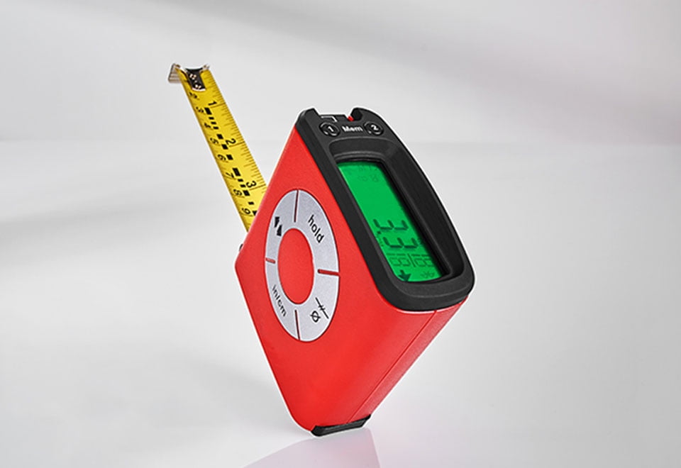 Portable Electronic Ruler Rangefinder 99m Measuring Tape 1.8" VA LCD Screen US 