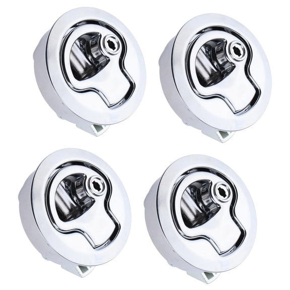 Dickly 4 Pack Marine Boat 316 Stainless Steel 2 inch 50mm Flush Mount Pull Hatch Latch