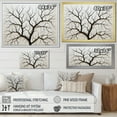 thumbnail image 4 of Designart "American Basswood In Minimalism" Tree Amercian Basswood Floater Framed Canvas Art Print, 4 of 5