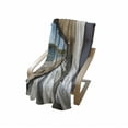 thumbnail image 4 of Beach Soft Flannel Fleece Throw Blanket, Coastal Home Design with Ocean Sea Waves Sand Image Art Print, Cozy Plush for Indoor and Outdoor Use, 70" x 90", Pale Brown Sky Blue, by Ambesonne, 4 of 6