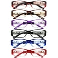 thumbnail image 3 of Eyebogo Kaylee Value 6-Pack Women Rectangular Reading Glasses, +1.00, 3 of 3