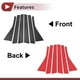 thumbnail image 3 of Unique Bargains 6 Pcs Recorte de Ventana del Pilar de la Puerta del Automóvil para Honda Fit/Jazz 2004-2007 Fibra de Carbono Negra, 3 of 6