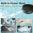 thumbnail image 6 of BRIGHT SHOWERS High Pressure Shower Head with Handheld, 9 Spray Settings Showerhead Built in Power Wash to Clean Tub and Pets, Extra Long 69" Hose, Adjustable Bracket, Chrome, 6 of 7