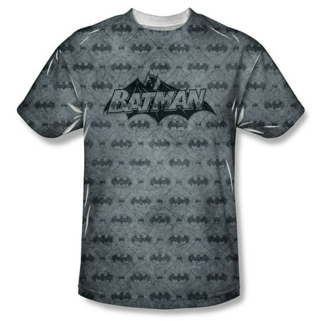- Batman Men's Classic Bat Argyle Sublimation T-shirt White