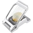 thumbnail image 2 of Cortador de huevos de aleación de aluminio resistente para huevos duros, cortador de huevos multiusos, mini cortador de huevos manual para huevos, jamón, champiñones, fresas, frutas blandas, 2 of 11