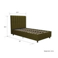 thumbnail image 2 of Novogratz Brittany Upholstered Bed, 2 of 9